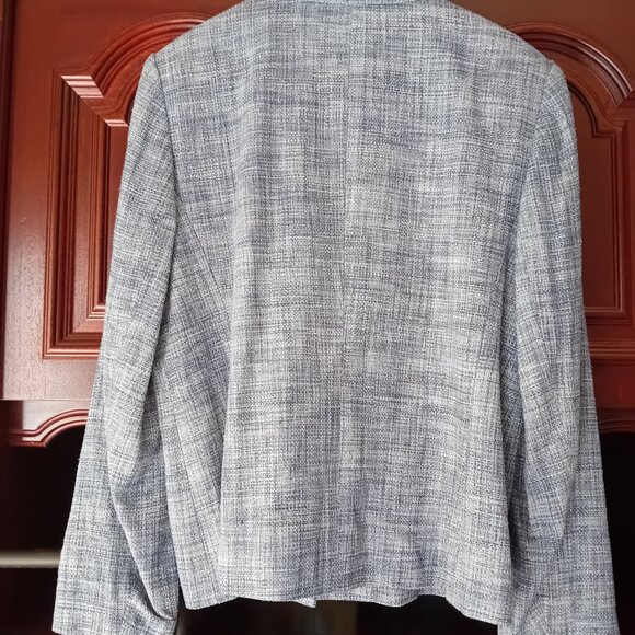 Vintage Talbots Blue Pure Silk Blazer - Picture 3 of 8